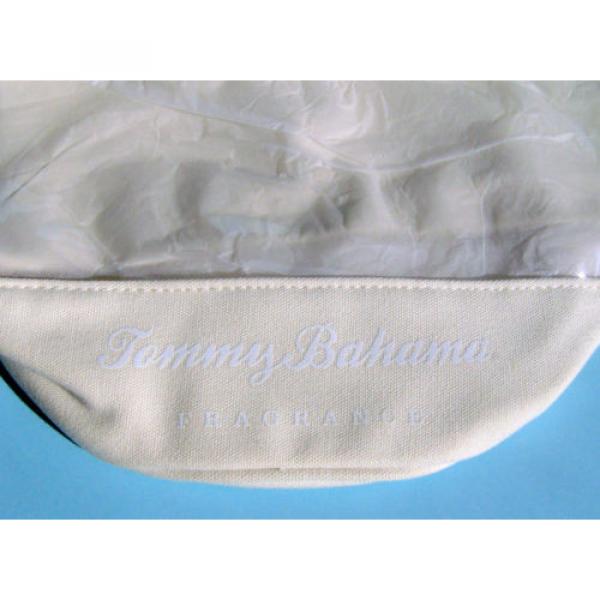 New - TOMMY BAHAMA Fragrance White Beach Shoulder Bag/Purse - Canvas - Small #3 image