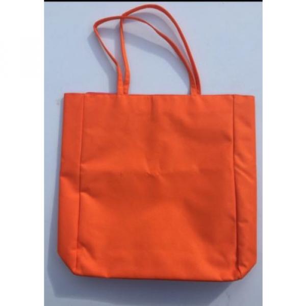 CLINIQUE BEACH TOTE BAG ORANGE &amp; PINK #3 image