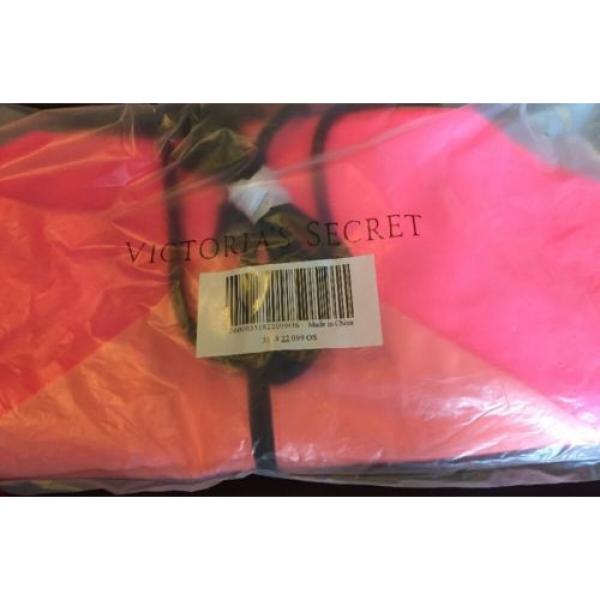 VICTORIA&#039;S SECRET PINK &amp; ORANGE SLING BEACH BAG #2 image