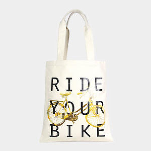 Bike Bicycle 15&#034; Canvas Beach Diaper Tote Bag Purse Shopper Outdoors #1 image