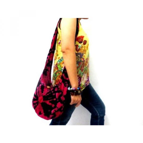 SMALL CAMPING CUTE BEACH YOGA TIE DYE BAG UNIQUE SLING SHOULDER HOBO GYPSY SK1 #4 image