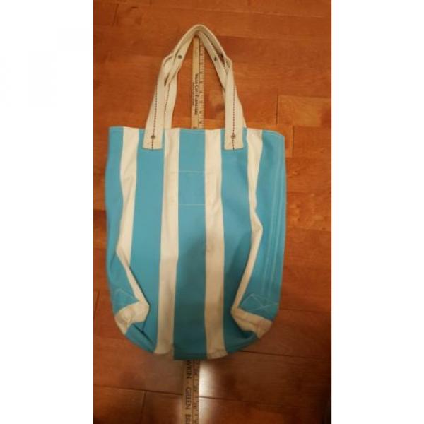 Hollister Tote Bag beach Bag Blue and white Laguna Beach #3 image