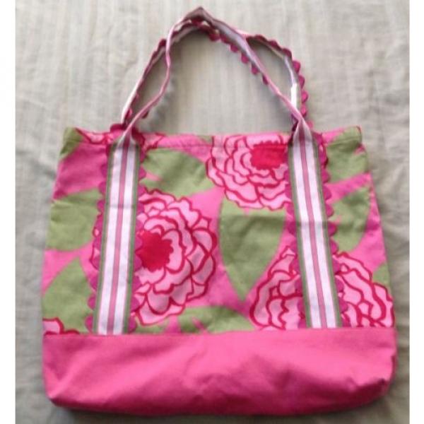 Sara Campbell Floral Tote Bag Dana Hall School Book Bag Travel Beach Weekender #2 image