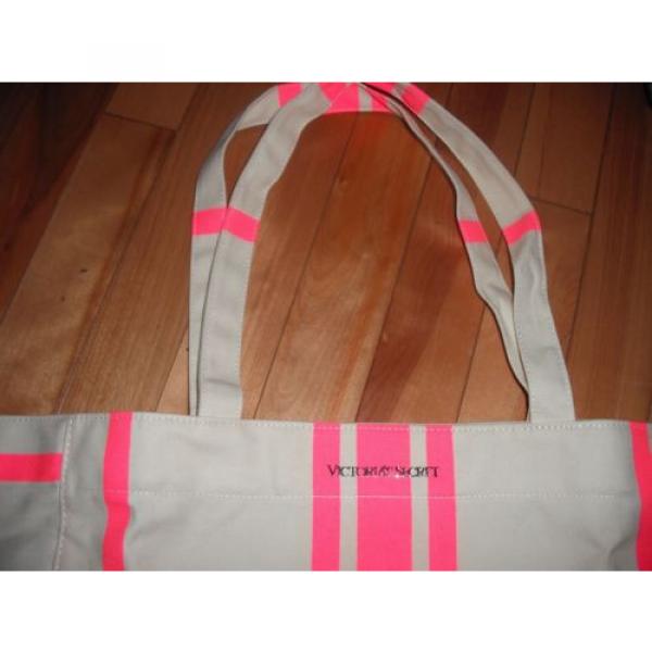 NWT! Victoria&#039;s Secret Runway SPRING BREAK  Canvas Large Beach Bag Tote Gift! #2 image