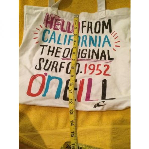 O&#039;Neill Logo Tote Bag &#034;hello From California&#034; Surf Purse Bag Women&#039;s Beach #3 image