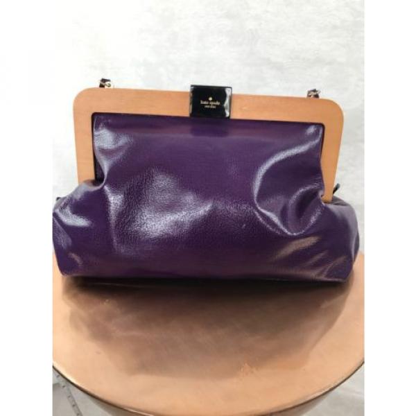 Kate Spade New York Zuma Beach Marta Purple Patent Leather Bag Purse Large #1 image