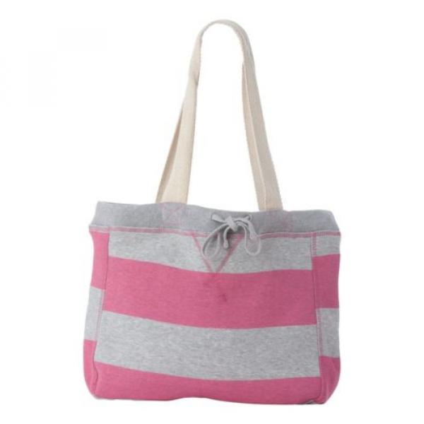 WEATHERPROOF NEW Pro Weave Striped Beach Comber Lined Tote Bag Swim Picnic 3394 #2 image