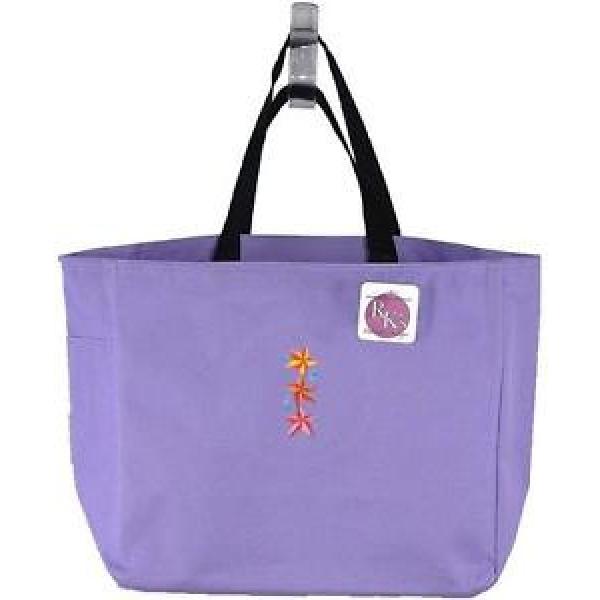 Tropical Beach Vacation Bag Essential Lilac Tote Underwater Starfish Monogram #1 image