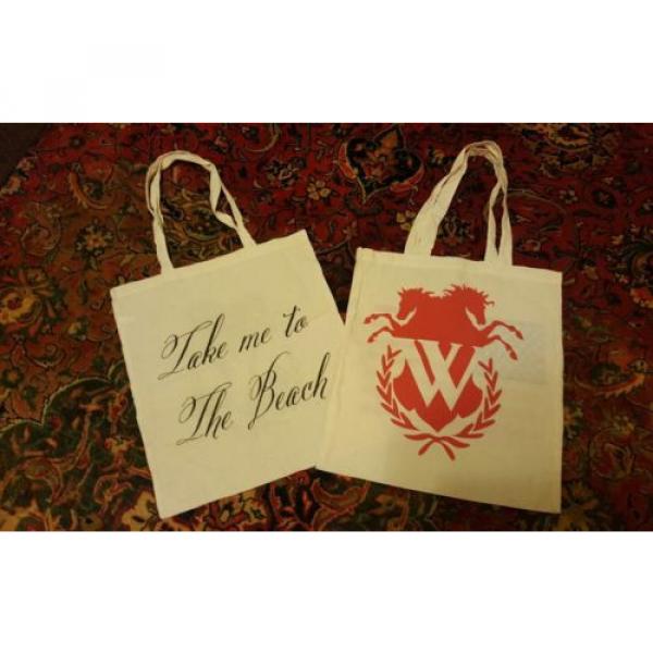 2 WildFox Couture classic heart canvas Beach American Flag Reusable tote bags #1 image