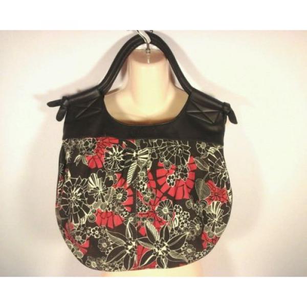 RIP CURL Satchel  Beach Surf Hawaii Bag Handbag Tote Purse Floral Red Brown #1 image