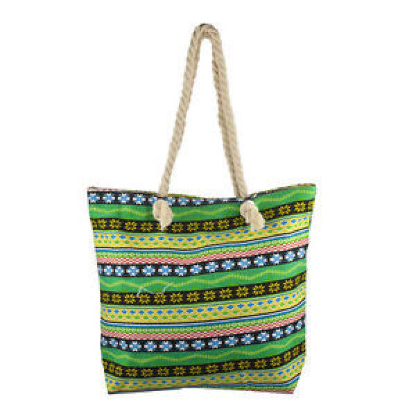 Lux Accessories Lux Accessories Womens Zip Up Beach Bag Lime Green #1 image