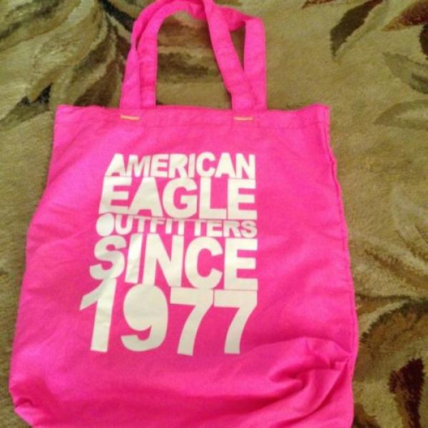 Lot of 2 AMERICAN EAGLE &amp; Arie Tote Bag Pink nylon Tote Bag AE beach Bag #2 image