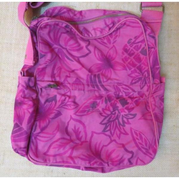 Tommy Bahama Pink Hawaiin Print Cotton Fabric Tote Beach Bag Bag #2 image