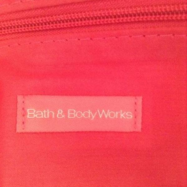 BATH &amp; BODY WORKS Tote, Beach Bag, NWT, Pink, Orange, Yellow, And White #4 image