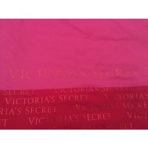 NWOT--VICTORIAS SECRET BEACH SHOPPING TOTE BAG PINK &amp; RED 19.5&#034;H X 17&#034;L X 6.5&#034;D #3 image