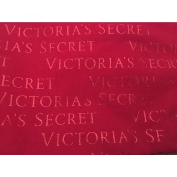 NWOT--VICTORIAS SECRET BEACH SHOPPING TOTE BAG PINK &amp; RED 19.5&#034;H X 17&#034;L X 6.5&#034;D #4 image