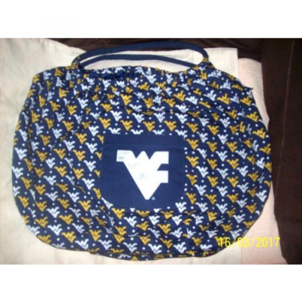 OFFICIALLY LICENCED COLLIGATE PRODUCT WVU BEACH BAG #1 image