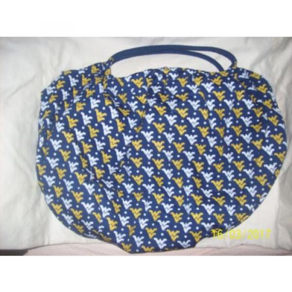 OFFICIALLY LICENCED COLLIGATE PRODUCT WVU BEACH BAG #2 image