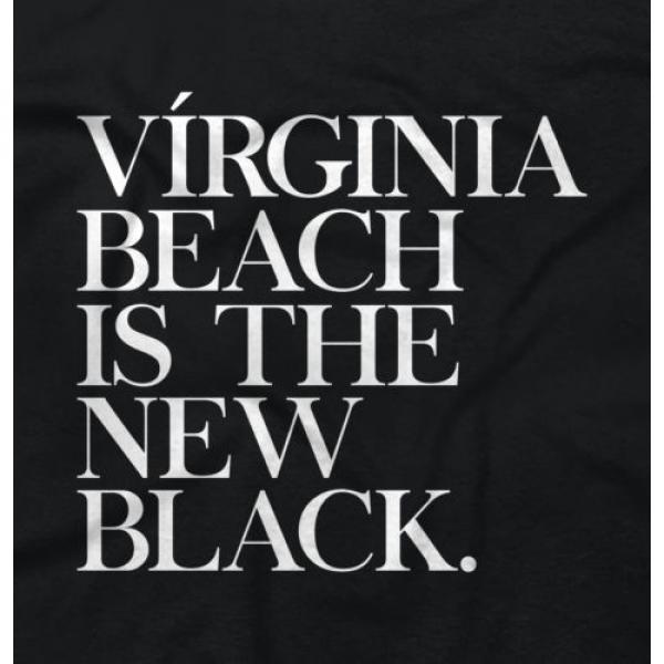 Virginia Beach, VA Is The New Black Funny Humorous Gift Ideas Cotton Tote Bag #2 image