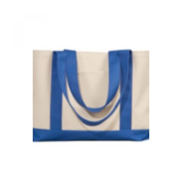 Heavy Cotton Reinforced Canvas Beach Bridesmaids Boat Tote Bag Great for Cafts #2 image