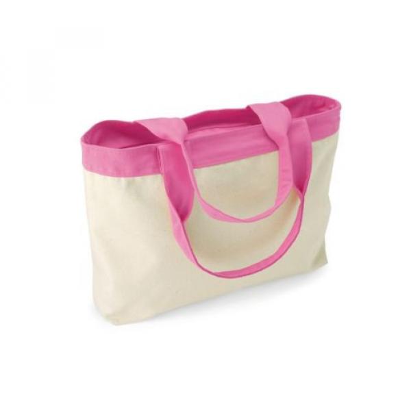 HYP 15.3L Zippered Tote Bag HYB4 Beach Cotton Canvas 20&#034;x13&#034;x4 1/2&#034; 11 Colors #1 image