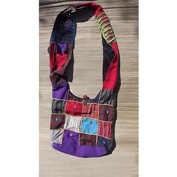 Nepalese, boho beach colorful ,patchwork unique hand bag #1 image