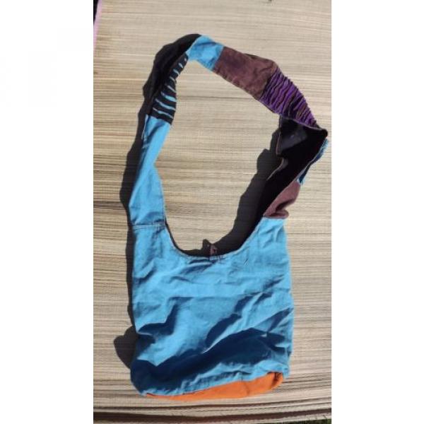 Nepalese, beach,colorful peace sign  ,boho,unique, hand bags #2 image