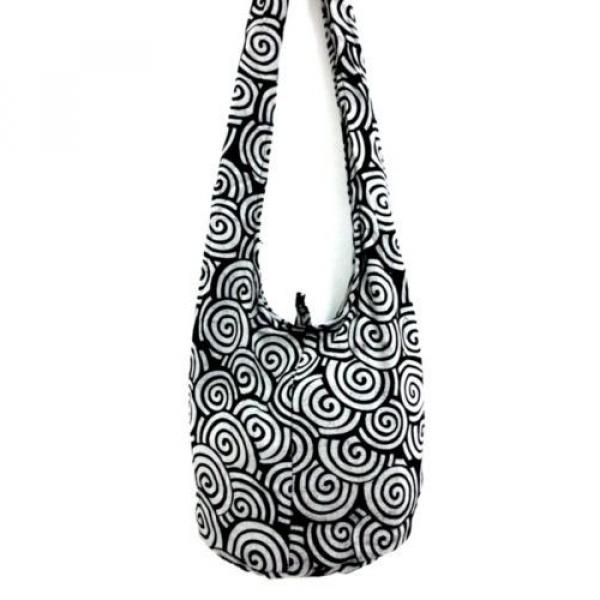 BAG SLING SHOULDER ADVENTURE BEACH HOBO HIPPIE SPIRAL TRIP TRAVEL SUMMER YOGA #2 image