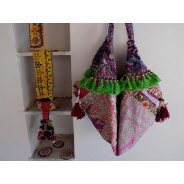 Indian Celebrity Banjara Vintage Boho Bohemian Hippie Trendy Beach Bag Kk13 #2 image