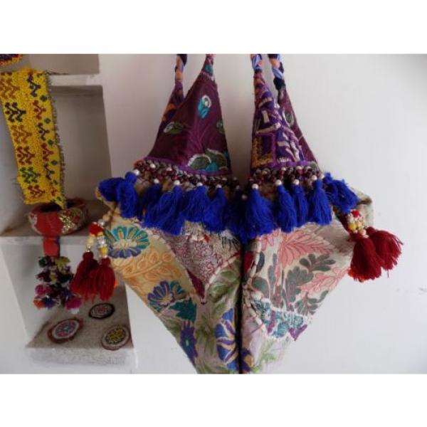 Indian Celebrity Banjara Vintage Boho Bohemian Hippie Trendy Beach Bag Kk15 #2 image