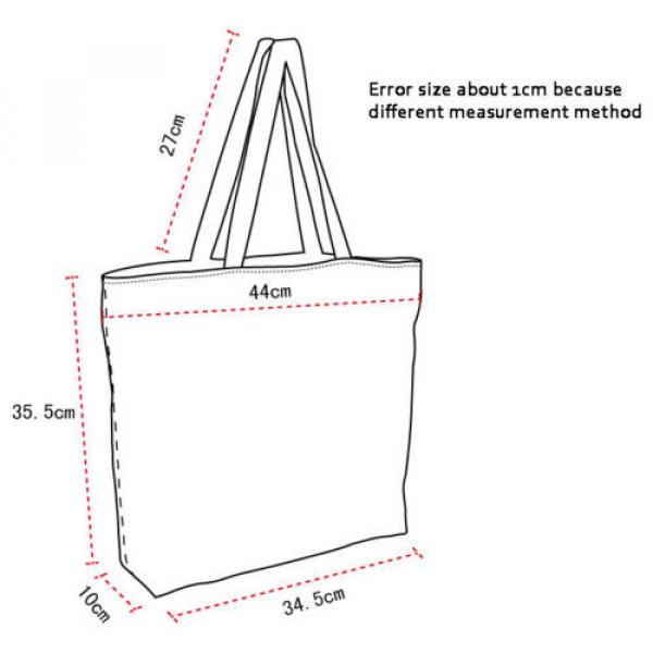 Sexy Shopping Tote Beach Travel School Shoulder Bag Women Hobo Handbag Washable #2 image