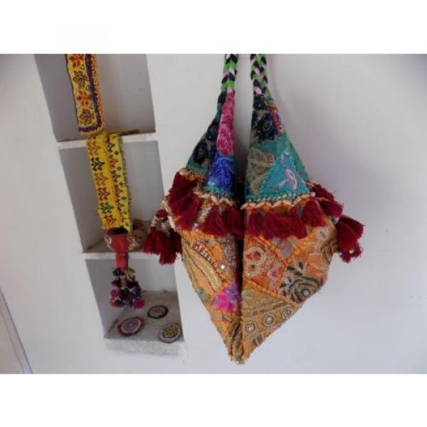 Indian Celebrity Banjara Vintage Boho Bohemian Hippie Trendy Beach Bag Kk30 #3 image