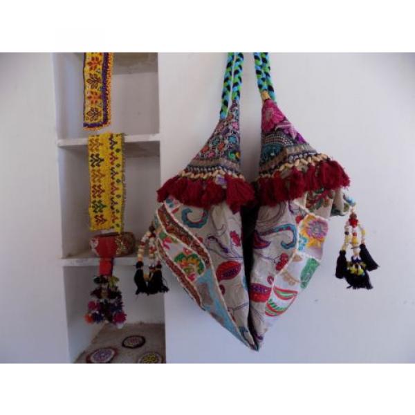 Indian Celebrity Banjara Vintage Boho Bohemian Hippie Trendy Beach Bag Kk11 #2 image