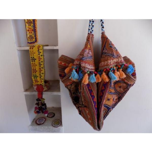 Indian Celebrity Banjara Vintage Boho Bohemian Hippie Trendy Beach Bag Kk41 #2 image