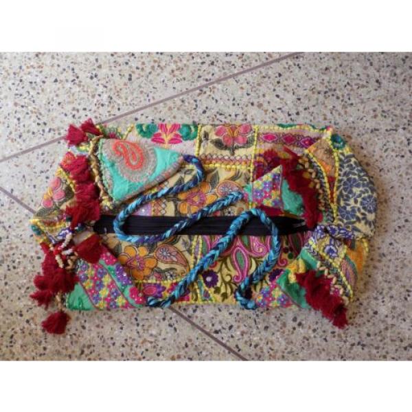 Indian Celebrity Banjara Vintage Boho Bohemian Hippie Trendy Beach Bag Kk14 #4 image