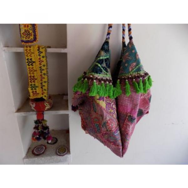 Indian Celebrity Banjara Vintage Boho Bohemian Hippie Trendy Beach Bag Kk16 #3 image