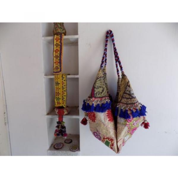 Indian Celebrity Banjara Vintage Boho Bohemian Hippie Trendy Beach Bag Kk17 #1 image