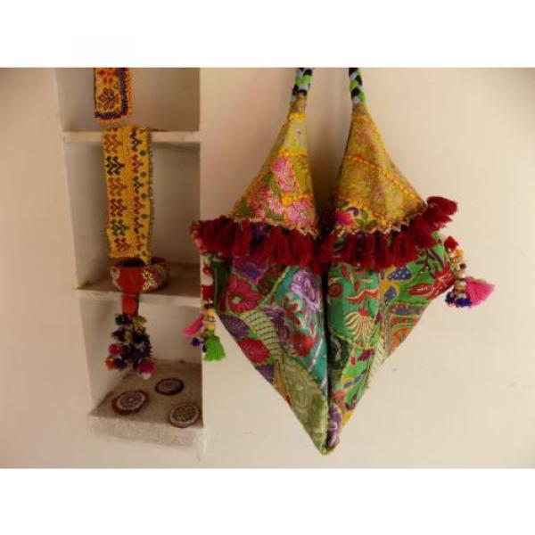 Indian Celebrity Banjara Vintage Boho Bohemian Hippie Trendy Beach Bag Kk20 #3 image