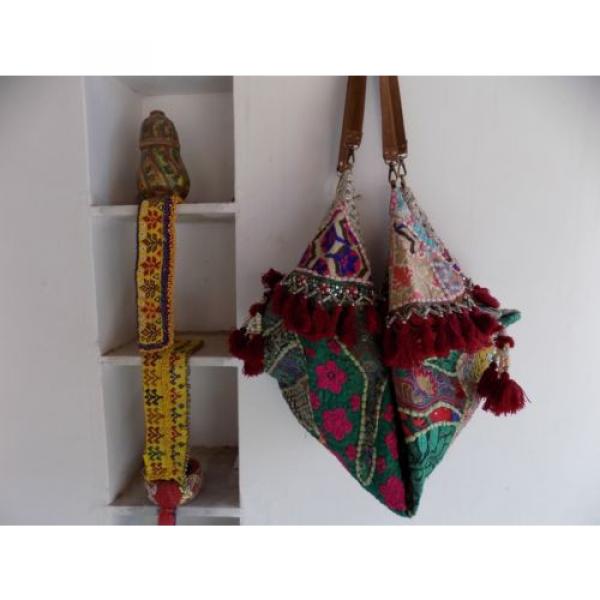 Indian Celebrity Banjara Vintage Boho Bohemian Gypsy Trendy Beach Bag Kk54 #2 image