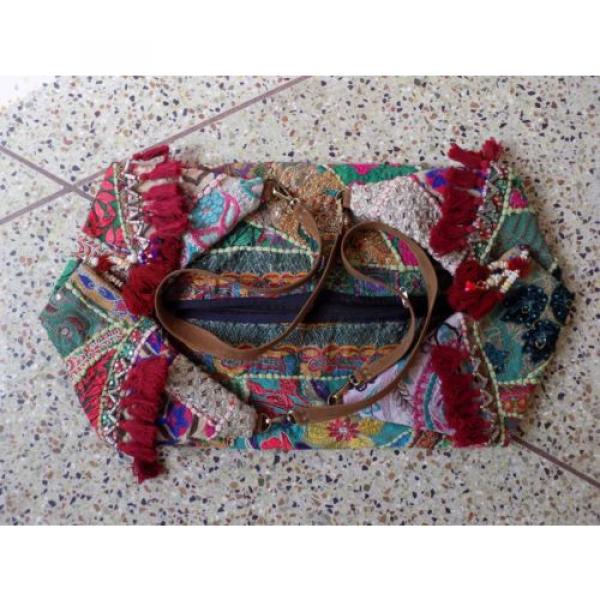 Indian Celebrity Banjara Vintage Boho Bohemian Gypsy Trendy Beach Bag Kk54 #5 image