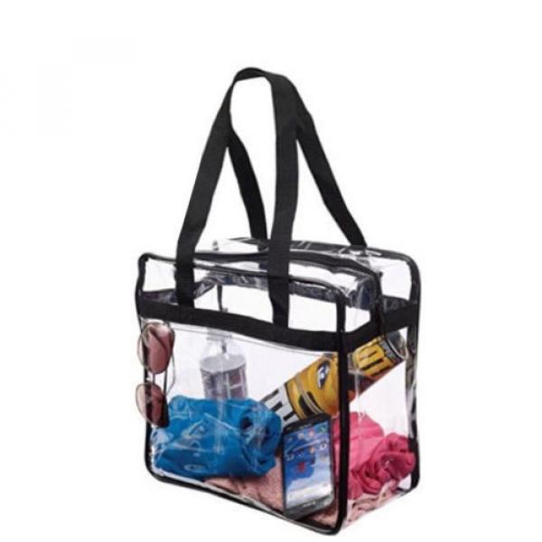 Clear Tote Bag Bags Crystal PVC Transparent Women Fashion Handbag Shoulder Beach #3 image