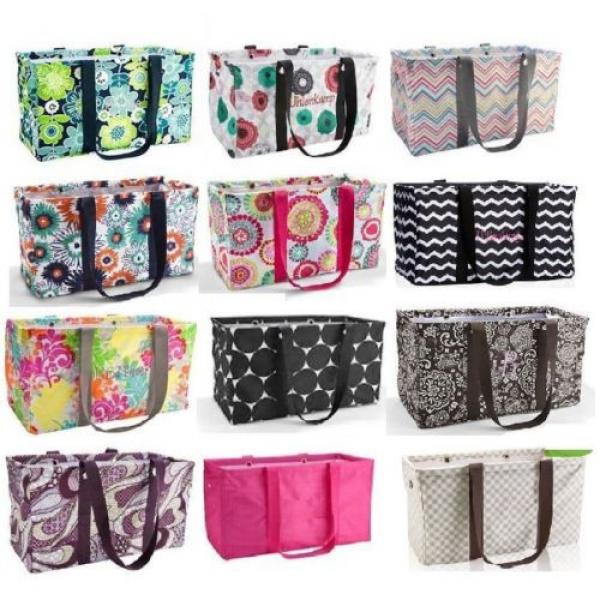 Thirty one LARGE UTILITY TOTE Bag basket beach laundry 31 gift bubble bloom more #1 image