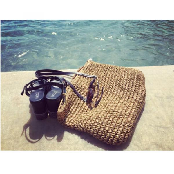 2017 New  big European and American straw beach bags #3 image