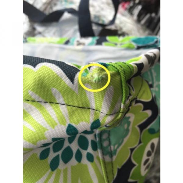 Defect Thirty one LARGE UTILITY TOTE Bag basket beach 31 gift bubble bloom more #2 image