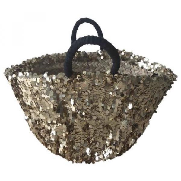 ANTONELLA GALASSO gold beach bag #1 image