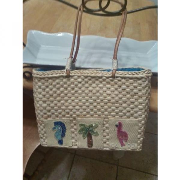 Straw Beach Shoulder Tote / Bag #2 image