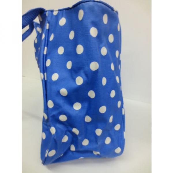 LESSER &amp; PAVEY SPOTTED SHOPPER/BEACH BAG IN BLUE &amp; PINK STYLE - LP71110 #5 image