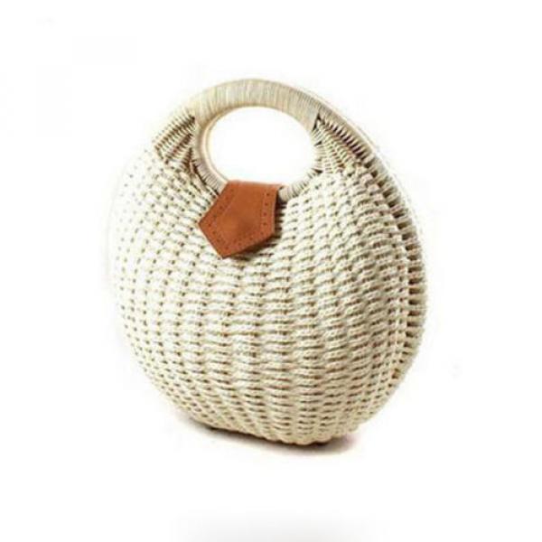 Tote Handbag Summer Beach Bags Small Brand Bag Women&#039;s Straw Handbag Rattan Bag #1 image