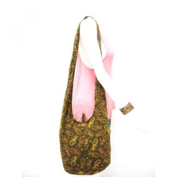 COOL! BAG SLING SHOULDER YOGA ADVENTURE UNISEX HOBO MONK BEACH SMALL TRIP GECKO #4 image