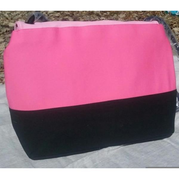 NIP Victorias Secret Summer Beach Pool Cooler Carry All Tote Bag Hot PINK #3 image